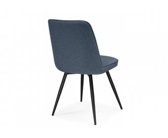 Стул на металлокаркасе Texas 3 поворотный синий / черный