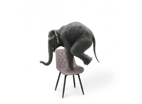 Стул на металлокаркасе Баодин К крутящийся розовый / черный в Ростове-на-Дону