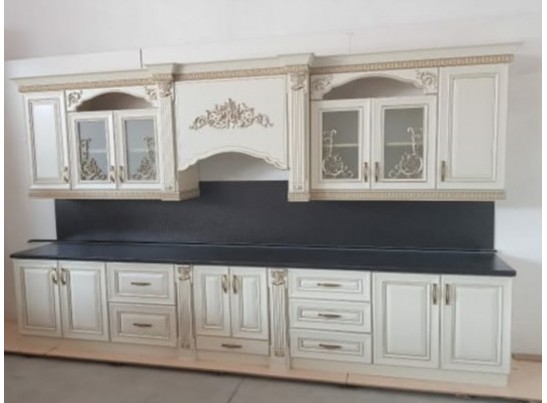 Кухня Патриция 11 (3,9 м) крем перламутр