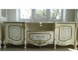 Тумба ТВ Элиза 7 (бежевый/темный орех)