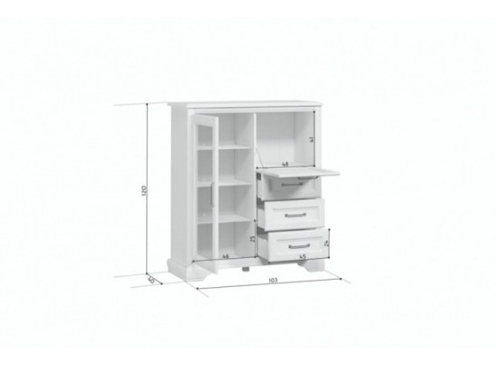 Тумба Стилиус B169-KOM1W1B3S