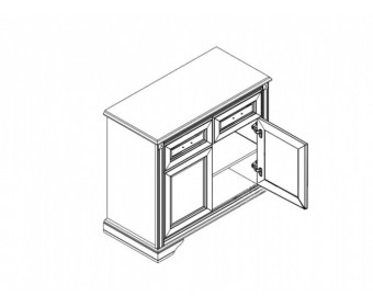 Тумба Стилиус B169-KOM2D2S\80