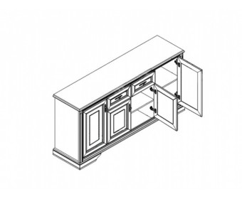 Тумба Стилиус B169-KOM4D2S