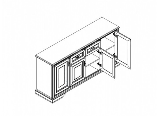 Тумба Стилиус B169-KOM4D2S