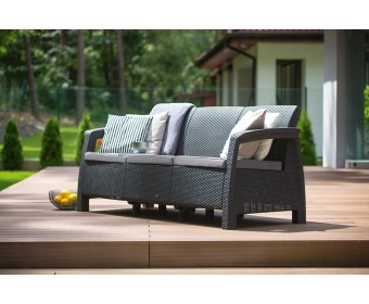 Диван пластиковый Corfu love seat max
