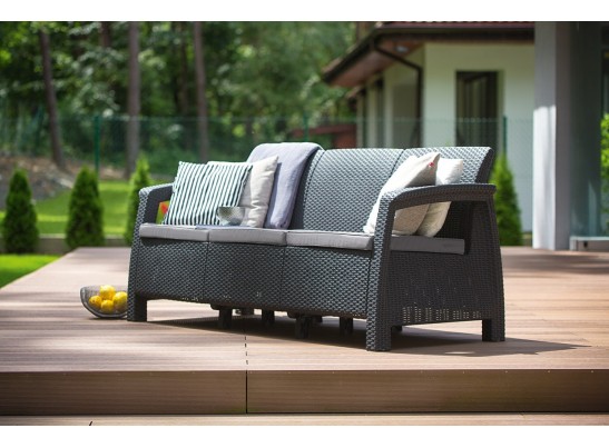 Диван пластиковый Corfu love seat max