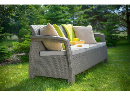 Диван пластиковый Corfu love seat max