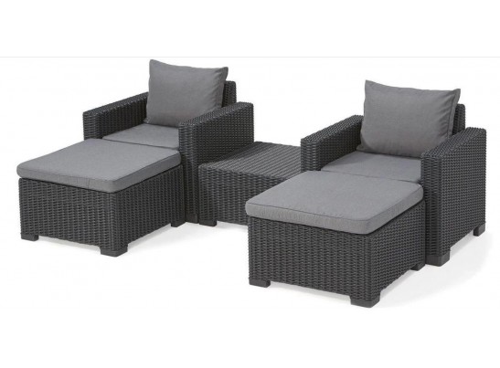 Комплект мебели Moorea table + chair + stool with cushion Комплект мебели Moorea table + chair + stool with cushion