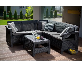 Угловой комплект мебели Corfu Relax set