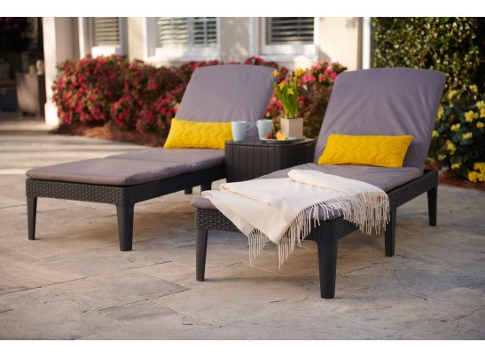 Шезлонг Jaipur Sun lounger With Cushion Шезлонг Jaipur Sun lounger With Cushion