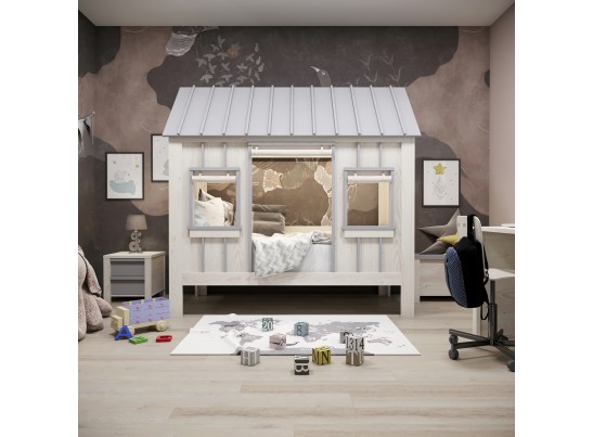 Кровать-дом Crusoe Grey