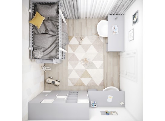 Стеллаж Legs Grey