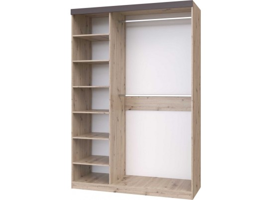 Шкаф №3 с зеркалом Тиана Дуб Бонифаций/Вольфрам Шкаф №3 с зеркалом Тиана Дуб Бонифаций/Вольфрам