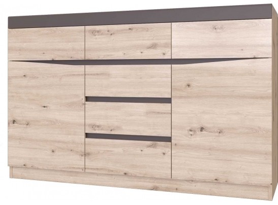 Спальня Тиана Дуб Бонифаций/Вольфрам