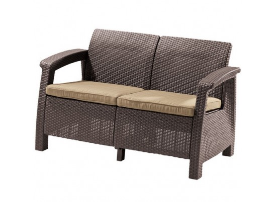 Диван пластиковый Corfu love seat