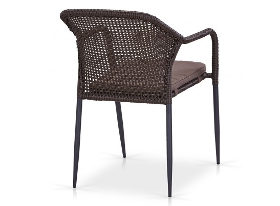 Плетеное кресло из искусственного ротанга Y35B-W2390brown в Ростове-на-Дону