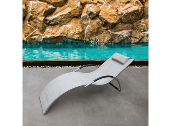 Шезлонг-лежак ГРАЦИЯ MC-3039GC Grey в Ростове-на-Дону