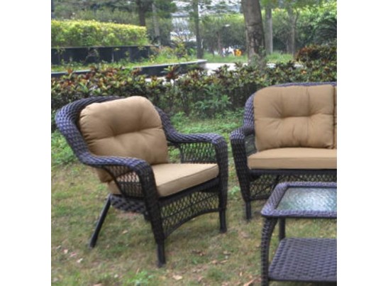 Плетеный комплект для отдыха LV-520BB Вrown/Beige Плетеный комплект для отдыха LV-520BB Вrown/Beige