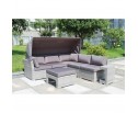 Диван-трансформер из искусственного ротанга AFM-320G Grey