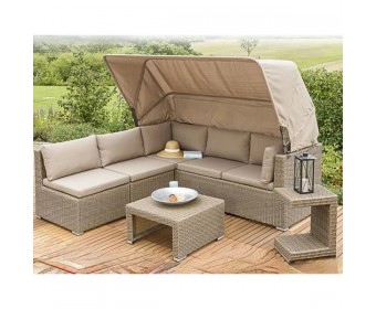 Диван-трансформер из искусственного ротанга AFM-320 Beige