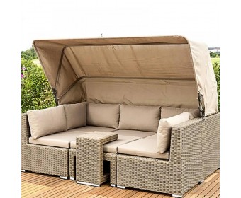 Диван-трансформер из искусственного ротанга AFM-320 Beige