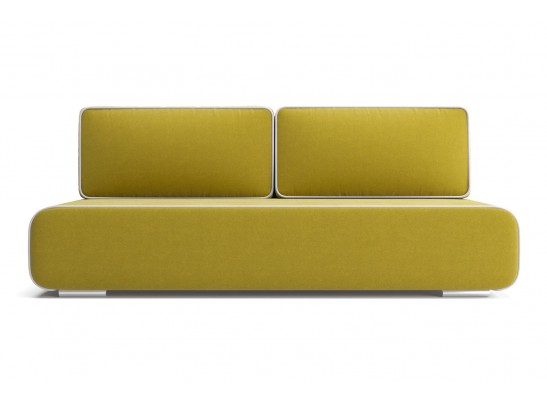 Диван прямой Уно, Горчичный