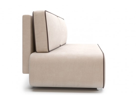 Диван прямой Уно, Молочный-коричневый