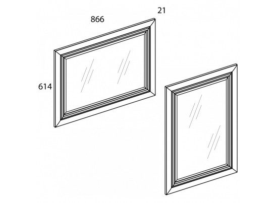 Зеркало навесное TOSCANA new в Ростове-на-Дону