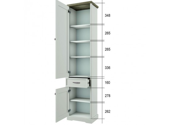 Шкаф 2D1S TOSCANA NEW