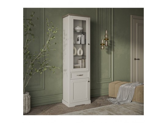 Шкаф с витриной 1V1D1S TOSCANA в Ростове-на-Дону