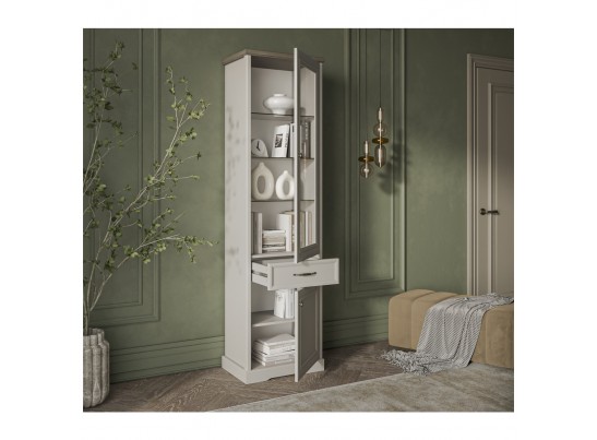 Шкаф с витриной 1V1D1S TOSCANA в Ростове-на-Дону