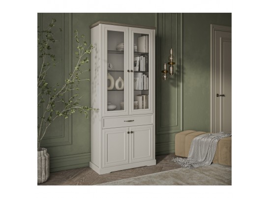 Шкаф с витриной 2V2D1S TOSCANA в Ростове-на-Дону