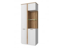 Шкаф с витриной MATEO 1V1D L