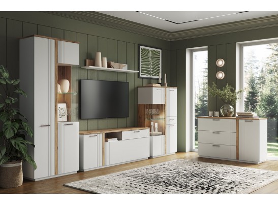 Шкаф с витриной MATEO 1V1D L в Ростове-на-Дону