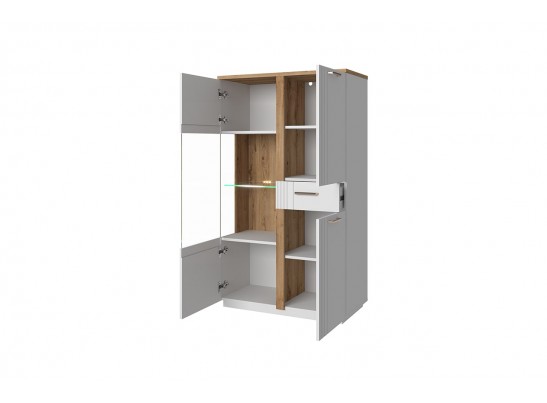 Шкаф с витриной 1V2D1S P MATEO в Ростове-на-Дону