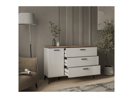 VINATI, Тумба 1D3S. Цвет ПЕРСИДСКИЙ ЖЕМЧУГ/ АМАРОК