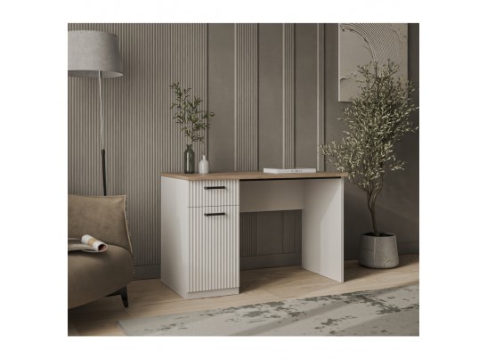 VINATI, Стол письменный 1D1S. Цвет ПЕРСИДСКИЙ ЖЕМЧУГ/ АМАРОК