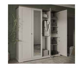 Спальный гарнитур TOSCANA NEW (кр.160, шк. 4дв, 2 тумбы, комод)