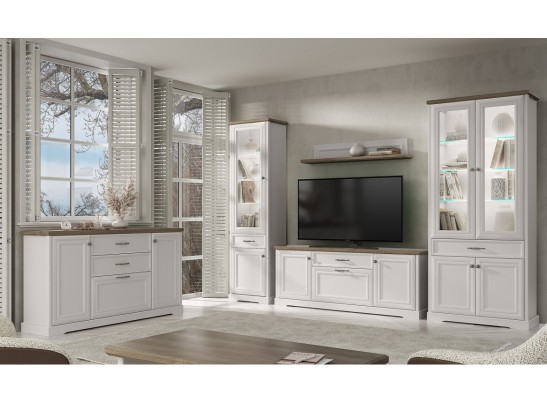 Гостиная TOSCANA Вариант 1 (2+тв+1) ПЕРСИДСКИЙ ЖЕМЧУГ/КАНЬОН