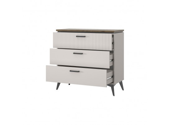 VINATI, Комод 3S. Цвет ПЕРСИДСКИЙ ЖЕМЧУГ/ АМАРОК