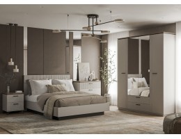 Спальный гарнитур VINATI Вариант 3 ПЕРСИДСКИЙ ЖЕМЧУГ/ АМАРОК