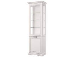 SEVILLA, Шкаф с витриной 1V1D. Цвет БЕЛЫЙ