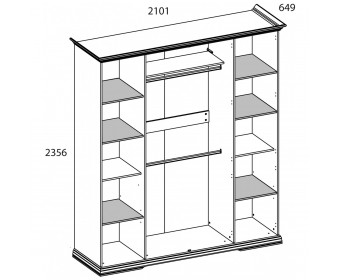 SEVILLA, Спальный гарнитур. Цвет БЕЛЫЙ