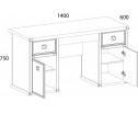 Стол 2D3S, MAGELLAN, цвет Сосна винтаж