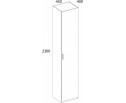 MODERN, Шкаф 1D/45 Z. Цвет ПЕРСИДСКИЙ ЖЕМЧУГ