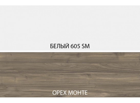 SIMPLE, Полка навесная 3N. Цвет БЕЛЫЙ / МОНТЕ