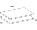 TETRA Комплект полок 50/56. Цвет ПЕРСИДСКИЙ ЖЕМЧУГ