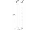 TETRA Корпус шкафа 50/236/35. Цвет ПЕРСИДСКИЙ ЖЕМЧУГ