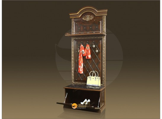 Прихожая Б11.2-1 (декор "ПАВЛИН") Орех/патина золото в Ростове-на-Дону