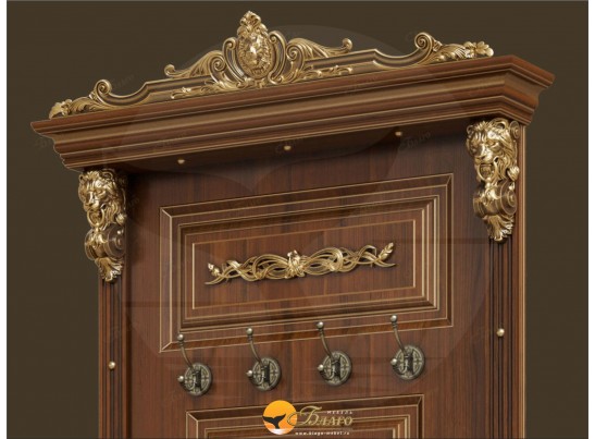 Прихожая Б11.2-4 Орех/патина золото в Ростове-на-Дону